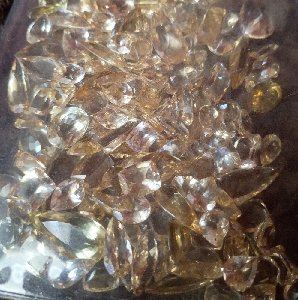 Authentic Gemstones, Faceted and raw.